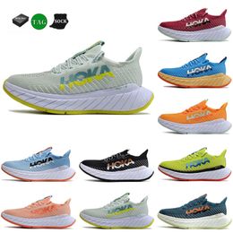 HOKKA Running Shoes Bondi 8 Clifton 9 Mens Trainers HOKKAs Designer Jogging Walking Sneakers Triple White Utility Black Grey Fog Gym Pink Womens Footwear