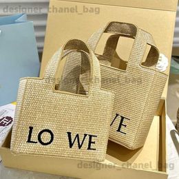 Totes Spring and Summer New Woven Bag Handheld Tote Bag Large Capacity Photography New Favorite Holiday Shopping Bag Straw Woven Bag T240416