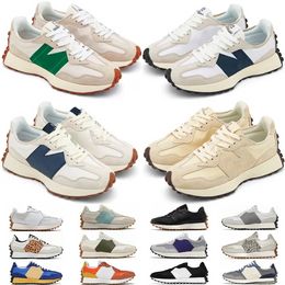 N 327 sneakers running shoes Mens Sport Shoes 327 shoes white Navy blue light camel white green sea salt red bean milk Dark Grey womens 327s Trainers Jogging