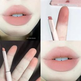 Nude Pink Lip Liner Waterproof Matte Con Tint Lipstick Long Lasting Non-stick Cup Velvet Lipliner Pencil Makeup Comestics 240412