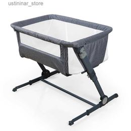 Baby Cribs Easy folding portable baby bedside sleeper with EN standard ASTM certificate baby cribs L416