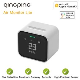Products Qingping Air Quality Monitor Co2 Detector Temperature Humidity Smart Sensor Lcd Display Home Life Automation Work with Mijia App