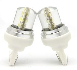 2pcs 7443 T20 Auto strobe flash LED Bulb 2835 12 SMD Blink Silicone Shell 12 Chips Cold White Colour 580 W215W Car Light4624572