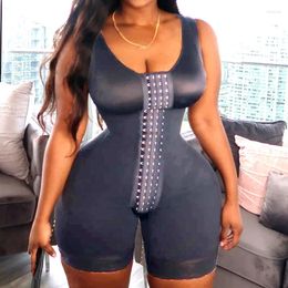 Women's Shapers Fajas Colombians Girdles With Front Buckle Body Shaper Slimming Waist Trainer Sexy Shapewear Lift Up BuLifter Bodysuit