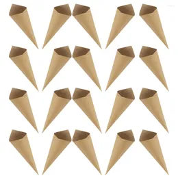 Party Decoration 120 Pcs Vellum Paper Petal Cone Cones For Wedding Confetti Candy Kraft Covers Women Women's