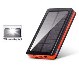 80000mAh Solar Wireless Power Bank Portable Charger Large Capacity 4USB External Battery Fast Charging for Xiaomi IPhone5835810
