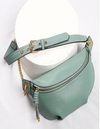 MAHEU Genuine leather waist bags women designer fanny pack fashion belt female lady wait pack bum bag cowskin single shouder bag T6771344