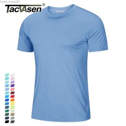 Men's T-Shirts Mens TShirts TACVASEN UPF 50 Soft Summer Tshirts AntiUV Skin Sun Protection Performance Shirts Gym Sports Casual Fishing Tee Tops L2402