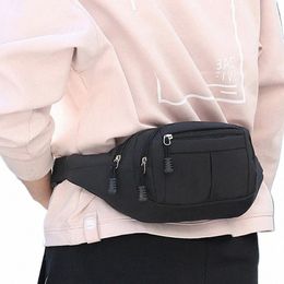 fi Men Women Waist Bag Casual Fanny Pack Purse Large Phe Belt Bag Pouch Canvas Outdoor Travel Phe Bag Banana Hip Bags i1Lt#