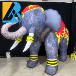 Forniture da palcoscenico personalizzata Elefante da circo gonfiabile per carnival Events Party