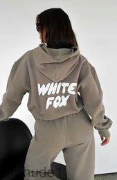 White Designer Tracksuit Fox Hoodie Sets Two 2 Piece Set Women Mens Clothing Sporty Long Sleeved Pullover Hooded Tracksuits Spring Autumn Winter Smart 44 RFQL