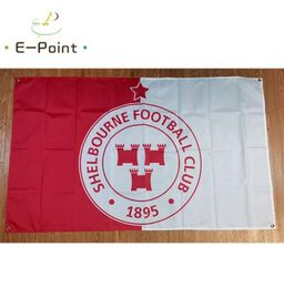 Ireland Shelbourne FC Flag 35ft 90cm150cm Polyester flagg Banner decoration flying home garden flags Festive gifts5729282