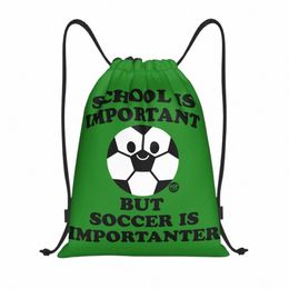 custom Soccer Sport Drawstring Backpack Bags Men Women Lightweight Football Gym Sports Sackpack Sacks for Yoga f7zq#