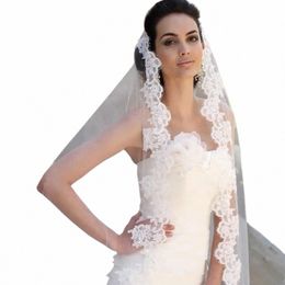 babyonline Bridal Veil Cathedral Length Lace Edge Lg Voile Mariage Wedding Accories One-layer 3x1.5 meters Veu De Noiva q2JQ#