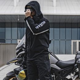 Raincoats Fashion Motorcycle Rain Suit Waterproof Raincoat Pants Poncho Motorbike Riding Rainy Day With Shoe Covers