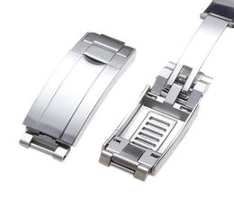 9mm X 9mm NEW High Quality Stainless Steel Watch Band Strap Buckle Deployment Clasp for Submariner Gmt Bands235u9753641