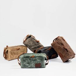 MUCHUAN High Quality Canvas Travel Bag Men Shaving Dopp Kit Wash Organiser Make Up Case Make up Organiser Handbags 240412