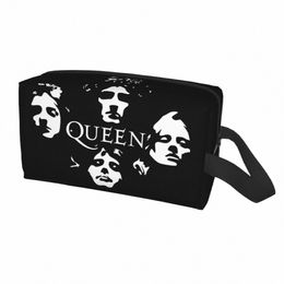 travel Freddie Mercury Queen Band Toiletry Bag Fi Makeup Cosmetic Organiser for Women Beauty Storage Dopp Kit Box d80C#