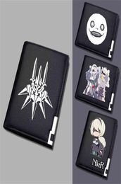 NieRAutomata Game Unisex Long Coin Purse YoRHa No 2 Pu Leather Short Wallet ID Card Holder Women Sexy Money Bag H2204229481714