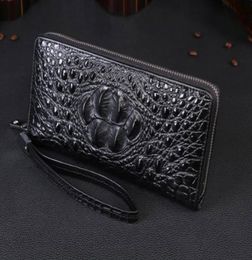 Men Leather Wallets Long Clutches 21x105x3cm 4 layers pockets inner multi cards slots Luxury business handbags5198085