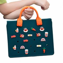 the Orange Guy NEW Casual Waterproof Travel Tote Bag Outdoor Beach Bags Women Fi New EVA Punched Handbag Fit Charms d4rs#