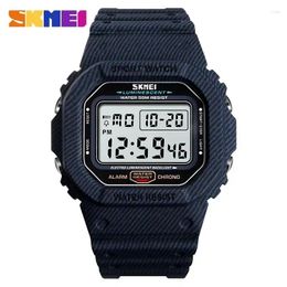 Wristwatches SKMEI 1471 Digital Watch For Men Waterproof Electronic Sport Mens Military Countdown Alarm Clock 1628 Reloj Hombre