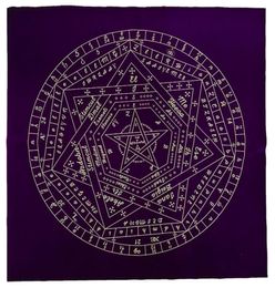 Tarot Tablecloth Altar Tarot Cloth Variety Styles Black Altar Pentagram Retro Tablecloth Christmas Gifts Card7228366