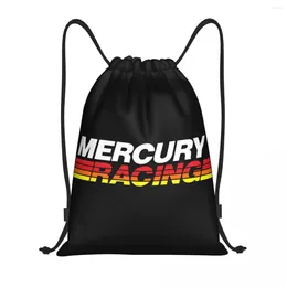 Shopping Bags Mercury Racing Bag Drawstring Backpack Sports Gym Sackpack String For Hiking