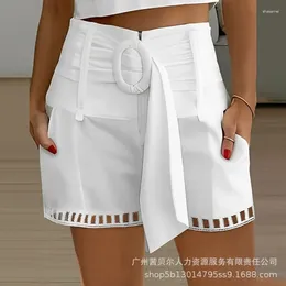 Women's Pants Fashion Lace Panel Casual Shorts For Women