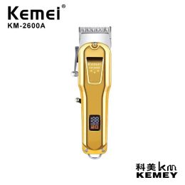 Trimmers KEMEI 2022 new hair clipper KM2600A rechargeable big power hair clipper salon professional hair clipper