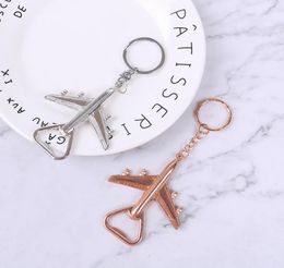 Creative Multifunction Aircraft Keychain Beer Bottle Opener Keyring For Men Women Bar Party Supplies Bag Pendant Ornaments Gift7510471