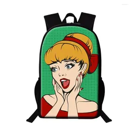 School Bags Brand Designer For Girls Sublimation Backpack Cartoon Printing Bookbag Primary Student Multifunctional