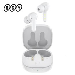 QCY T13 Bluetooth Headphone V5.1 Wireless TWS Earphone Touch Control Earbuds 4 Microphones ENC HD Call Headset Customising APP 240411