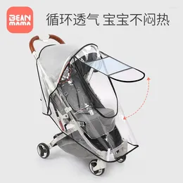 Stroller Parts Baby Rain Cover Windshield Universal Perambulator Protective Car Raincoat Canopy Batch