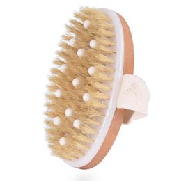 PPR soft bead bristles shower brush Dry skin body brush with natural boar bristles which can remove dead skin body brush for men1941207