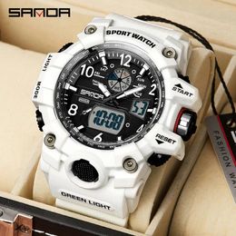 Wristwatches SANDA Style Military Watch Men Digital Male Sports Watches For Man Waterproof Electronic Wristwatch Mens Relogios 3169