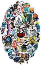 50 PCS Mixed No Repeating Mountain bike Tour Skateboard Stickers For Car Laptop Fridge Helmet Pad Bicycle Motorcycle PS4 book Guit1995823