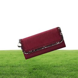 Fashion Women Purse Stella Mccartney Long Sqaure Hasp Lady Wallet Soft PVC Leather Bag9346236