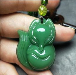 Xinjiang hetian natural jasper fox fortune good luck pendant deli very4715877