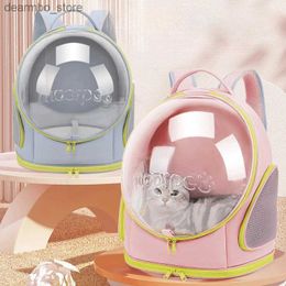 Cat Carriers Crates Houses Cat Carryin Ba Space Pet Backpack Breathable Portable Transparent Backpack Puppy Do Transport Carrier Space Capsule Ba Pets L49