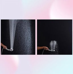 3 Function Adjustable Jetting Shower Head Bathroom High Pressure Water Saving Handheld Anion Filtered Rainfall Spa Shower Heads SH6827823