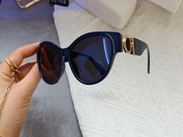 Designer Cat Eye Sunglasses For Women Summer Style AntiUltraviolet Retro Shield Lens Plate Square Full Frame Fashion Eyeglasses R4769975