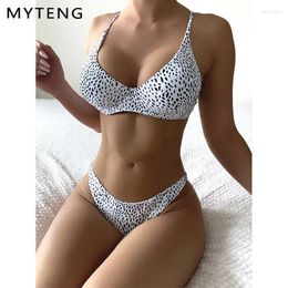 Women's Swimwear Sexy Brazilian Thong Bikinis 2024 Mujer Push Up Bathing Suit Underwired Women High Cut Beachwear Swimsuit Biqiuni