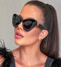 Sunglasses Celebrity Vintage Thick Women Men Cat Eye Eyewear Acetate Frame Eye39s Sun Glasses High Quality Women39s GlassesS7618245