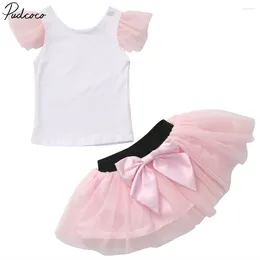 Clothing Sets Helen115 Lovely Mother And Daughter Sleeveless T-shirt Ball Gown Skirt 0-4years Size S M L Xl