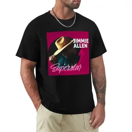 Men's Polos Jimmie Allen Music T-Shirt Aesthetic Clothes Short Sleeve Tee Men Graphic T Shirts