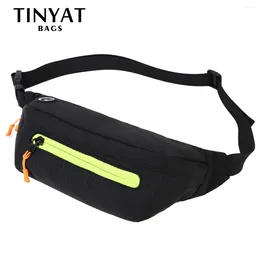 Waist Bags Men Male Bag Pack Purse Casual Light Phone Belt Pouch Canvas Travel Fanny Banana Hip 5 Pockets