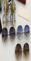luxury New Luxury 0225 Sunglasses For Women Brand Design Popular Fashion 0225S Summer Big Face Style Top Quality UV Protection Le1653306