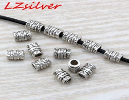 MIC 500Pcs Antique Silver zinc alloy Aztec Tube Beads Spacer 7x5mm DIY Jewelry D108415608