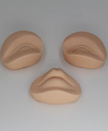 3D Permanent Makeup Tattoo Practise Skin Replacement 2 Eyes and 1 lips for Training Mannequin head5107757